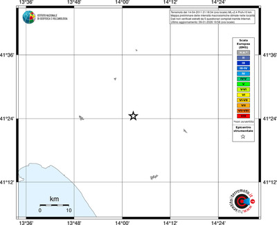 Mappa EMS - territori località