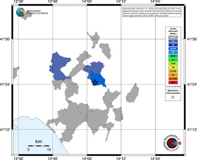 Mappa MCS - territori comuni