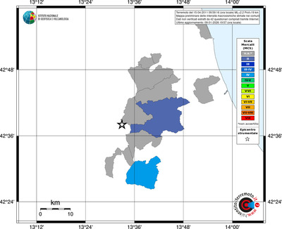 Mappa MCS - territori comuni