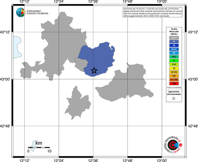 Mappa MCS - territori comuni