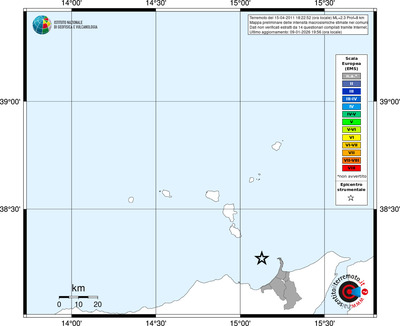 Mappa EMS - territori comuni