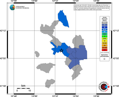 Mappa MCS - territori comuni