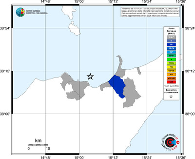 Mappa EMS - territori comuni