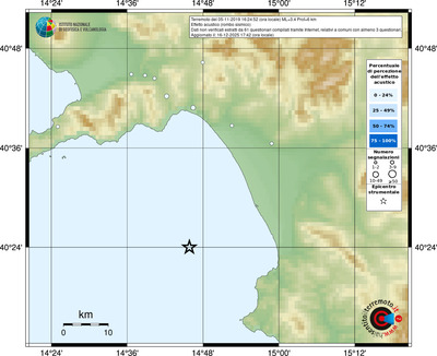 Mappa comuni con almeno 3 questionari
