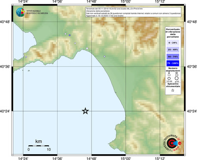 Mappa comuni con almeno 3 questionari