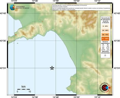 Mappa comuni con almeno 3 questionari