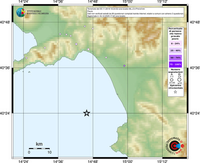 Mappa comuni con almeno 3 questionari