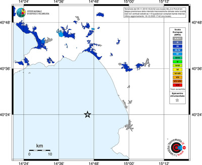 Mappa EMS - territori località