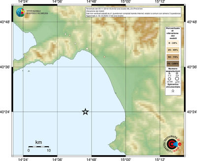 Mappa comuni con almeno 3 questionari