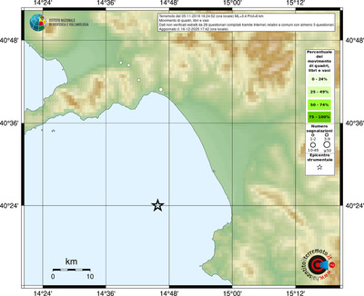 Mappa comuni con almeno 3 questionari