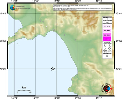Mappa comuni con almeno 3 questionari