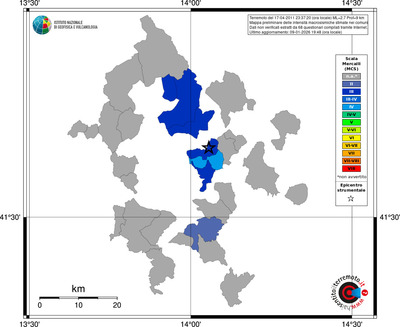 Mappa MCS - territori comuni