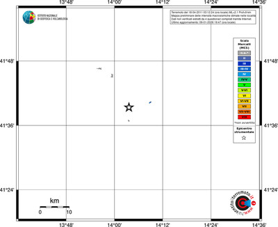 Mappa MCS - territori località