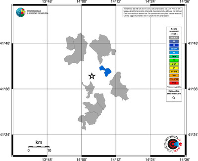 Mappa MCS - territori comuni