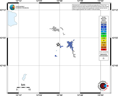 Mappa MCS - territori località
