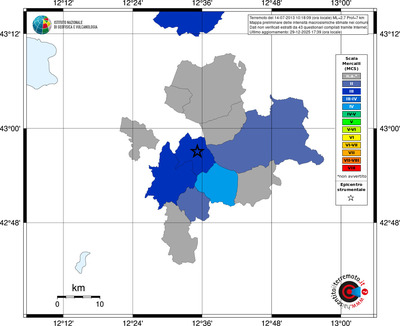 Mappa MCS - territori comuni