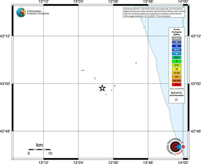 Mappa EMS - territori località