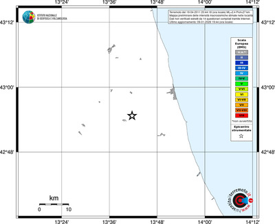 Mappa EMS - territori località