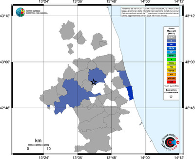 Mappa MCS - territori comuni