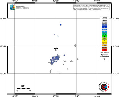 Mappa MCS - territori località