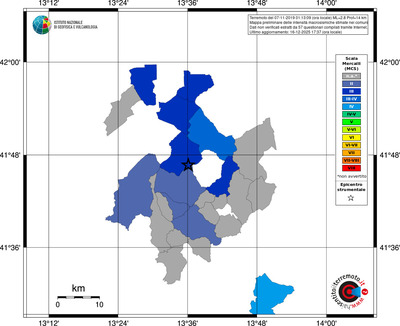 Mappa MCS - territori comuni