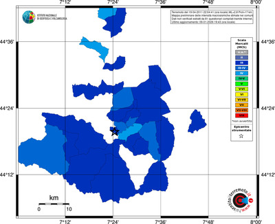 Mappa MCS - territori comuni