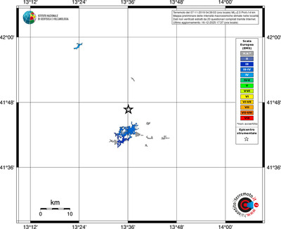 Mappa EMS - territori località
