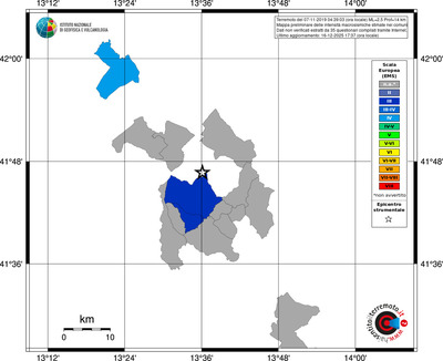 Mappa EMS - territori comuni