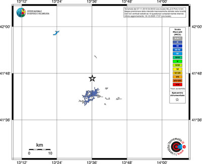 Mappa MCS - territori località