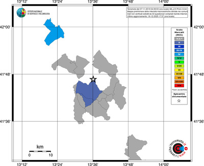 Mappa MCS - territori comuni