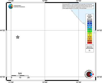 Mappa EMS - territori località