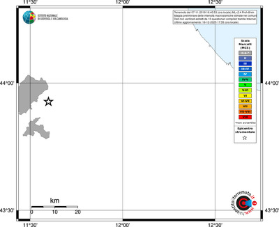 Mappa MCS - territori comuni