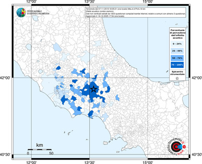 Mappa territorio comunale con almeno 3 questionari