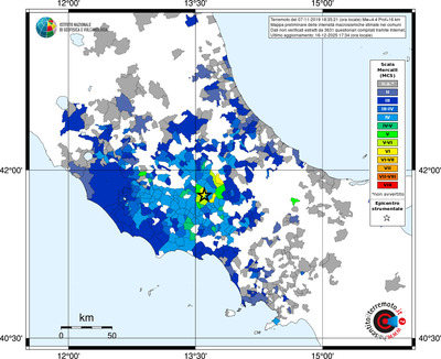 Mappa MCS - territori comuni