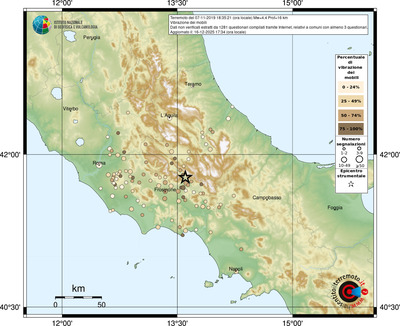 Mappa comuni con almeno 3 questionari