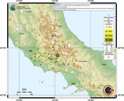 Mappa comuni con almeno 3 questionari