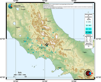 Mappa comuni con almeno 3 questionari
