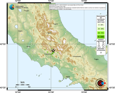 Mappa comuni con almeno 3 questionari