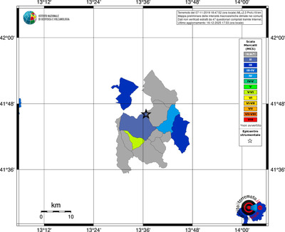 Mappa MCS - territori comuni