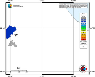 Mappa EMS - territori comuni