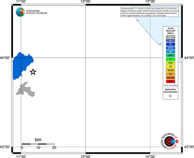 Mappa MCS - territori comuni