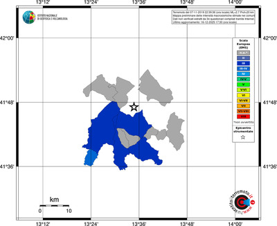 Mappa EMS - territori comuni