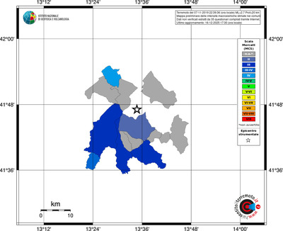 Mappa MCS - territori comuni