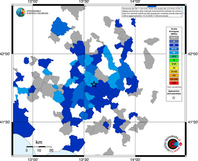 Mappa EMS - territori comuni