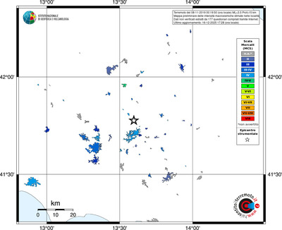 Mappa MCS - territori località