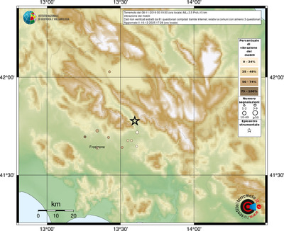 Mappa comuni con almeno 3 questionari