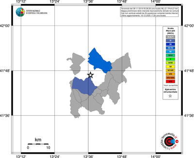 Mappa MCS - territori comuni