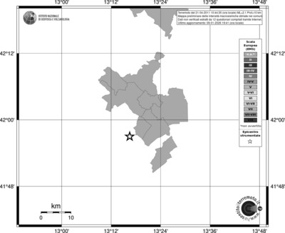 Mappa EMS - territori comuni
