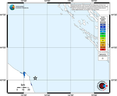 Mappa EMS - territori località