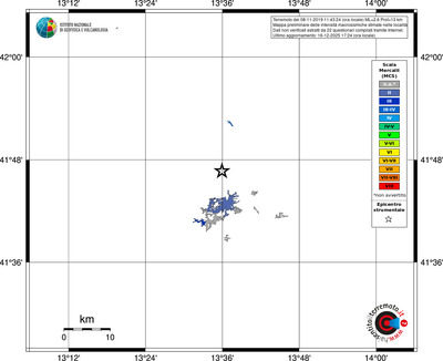 Mappa MCS - territori località